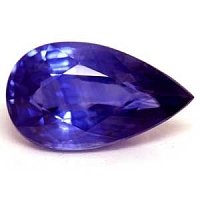 1.00 ct Pear Blue Natural Sapphire