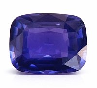 3.05 ct Cushion Purple Natural Sapphire