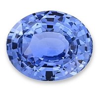 3.52 ct Oval Blue Natural Sapphire