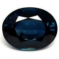 2.66 ct Oval Blue Natural Sapphire