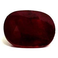 5.18 ct Cushion Red Natural Ruby