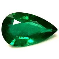 2.35 ct Pear Green Natural Emerald
