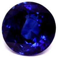 5.01 ct Round Blue Natural Sapphire