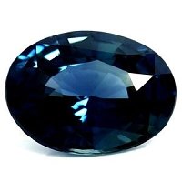 1.37 ct Oval Blue Natural Sapphire