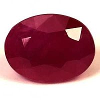 2.26 ct Oval Red Natural Ruby