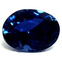2.90 ct Oval Blue Natural Sapphire