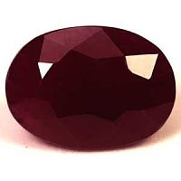2.84 ct Oval Red Natural Ruby