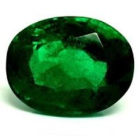 5.15 ct Oval Green Natural Emerald