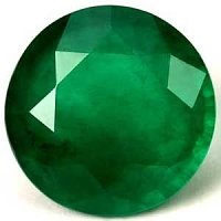 3.39 ct Round Green Natural Emerald