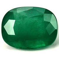 4.17 ct Cushion Green Natural Emerald