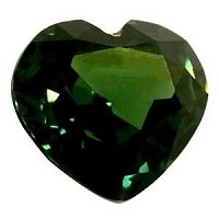 2.01 ct Heart Green Natural Sapphire