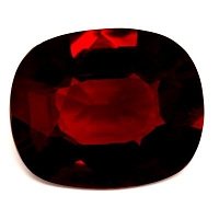 2.20 ct Cushion Red Natural Ruby