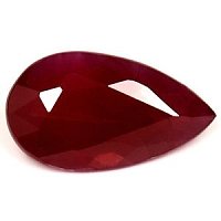 1.32 ct Pear Red Natural Ruby