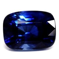 2.03 ct Cushion Blue Natural Sapphire