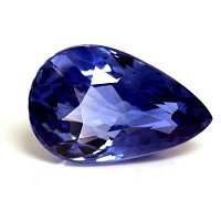 4.06 ct Pear Blue Natural Sapphire