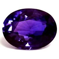 1.96 ct Oval Purple Natural Sapphire