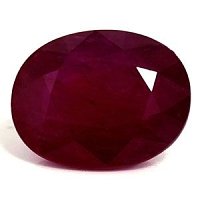 3.65 ct Oval Red Natural Ruby