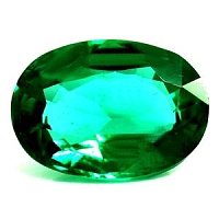 1.62 ct Oval Green Natural Emerald