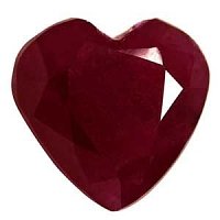 1.11 ct Heart Red Natural Ruby