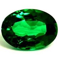 0.67 ct Oval Green Natural Emerald