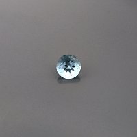 3.03 ct Round Blue Natural Aquamarine