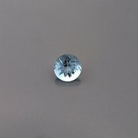2.61 ct Round Blue Natural Aquamarine