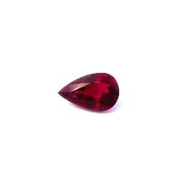 1.34 ct Pear Red Natural Ruby