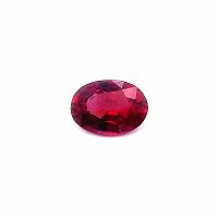0.65 ct Oval Red Natural Ruby