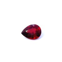 0.65 ct Pear Red Natural Ruby