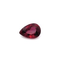 0.78 ct Pear Red Natural Ruby