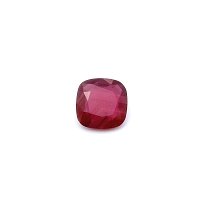1.58 ct Cushion Red Natural Ruby