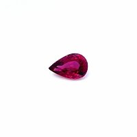 0.64 ct Pear Red Natural Ruby