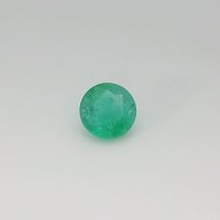 1.41 ct Round Green Natural Emerald