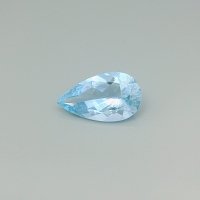 4.99 ct Pear Blue Natural Aquamarine