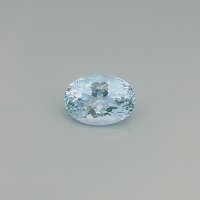 6.41 ct Oval Blue Natural Aquamarine