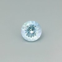 3.53 ct Round Blue Natural Aquamarine