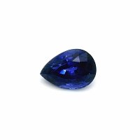 6.02 ct Pear Blue Natural Sapphire