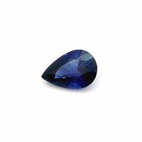 6.11 ct Pear Blue Natural Sapphire