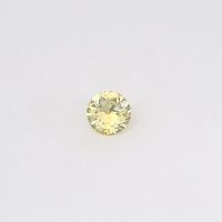 0.80 ct Round Yellow Natural Sapphire