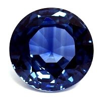 1.23 ct Round Blue Natural Sapphire