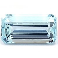 9.18 ct Emerald Blue Natural Aquamarine