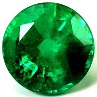 1.32 ct Round Green Natural Emerald