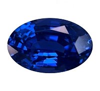 5.19 ct Oval Blue Natural Sapphire