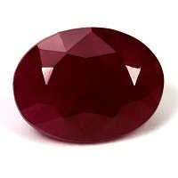 4.14 ct Oval Red Natural Ruby