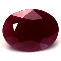 3.94 ct Oval Red Natural Ruby