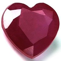 1.79 ct Heart Red Natural Ruby
