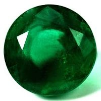 4.13 ct Round Green Natural Emerald