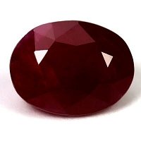 3.82 ct Oval Red Natural Ruby