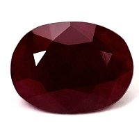 2.98 ct Oval Red Natural Ruby