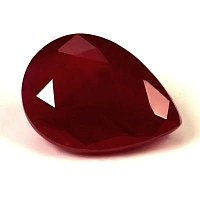 2.65 ct Pear Red Natural Ruby